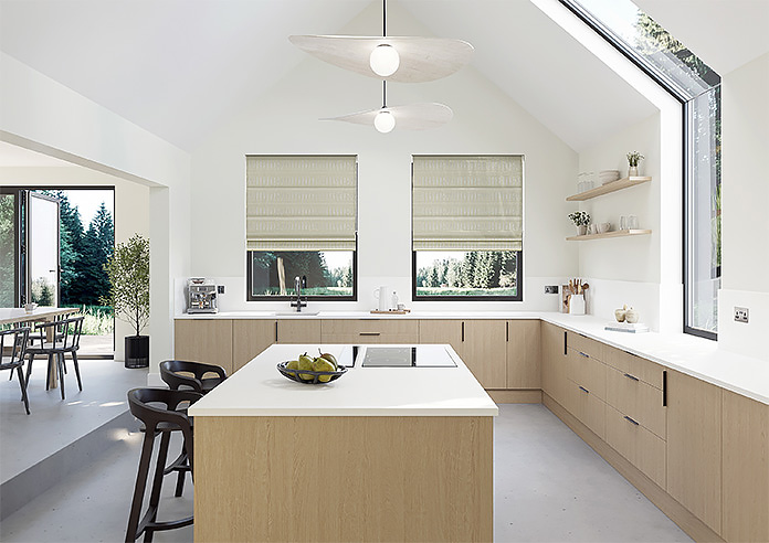 Nazca, Alabaster - Twist&Fit Roman Blind - Image 8